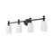 Z-Lite Orion 4 Light Vanity, 31.25in. W x 63.5in. L, Matte Black 1102-4V-MB - alternate 8